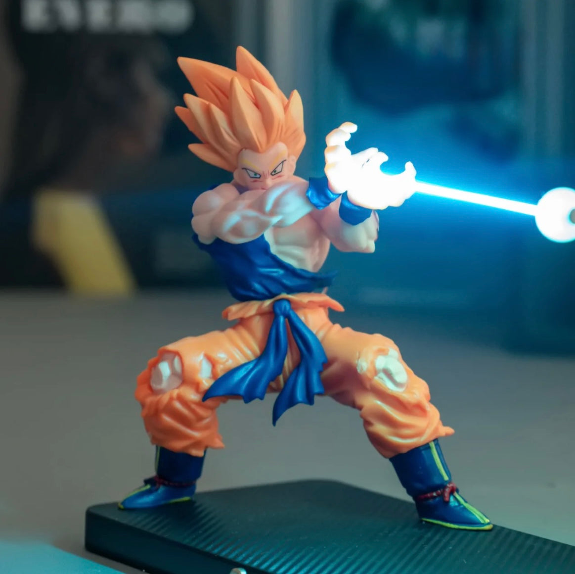 Dragon Ball Goku Kamehameha LED Lamp - 3D Anime Desk Light
