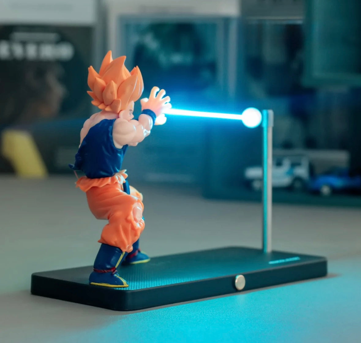Dragon Ball Goku Kamehameha LED Lamp - 3D Anime Desk Light