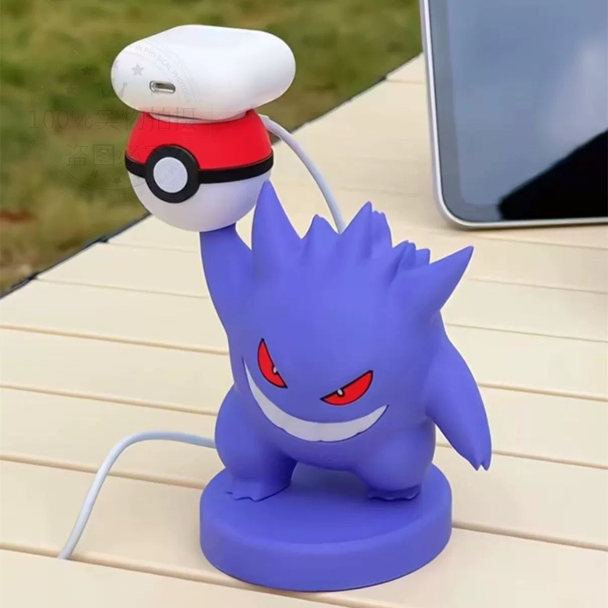 Ghost Wireless Charging Stand - 3D Printed Apple Watch & AirPods Holder