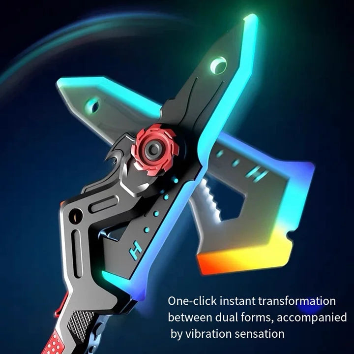 LED Battle Blade - Light Sword with Mist Effect & Sound (Dual-Mode Transforming)