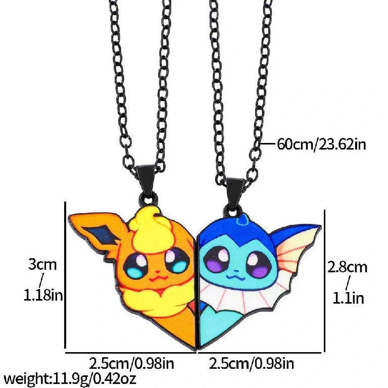 Eeveelution Couple Necklace