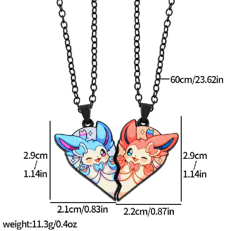 Eeveelution Couple Necklace