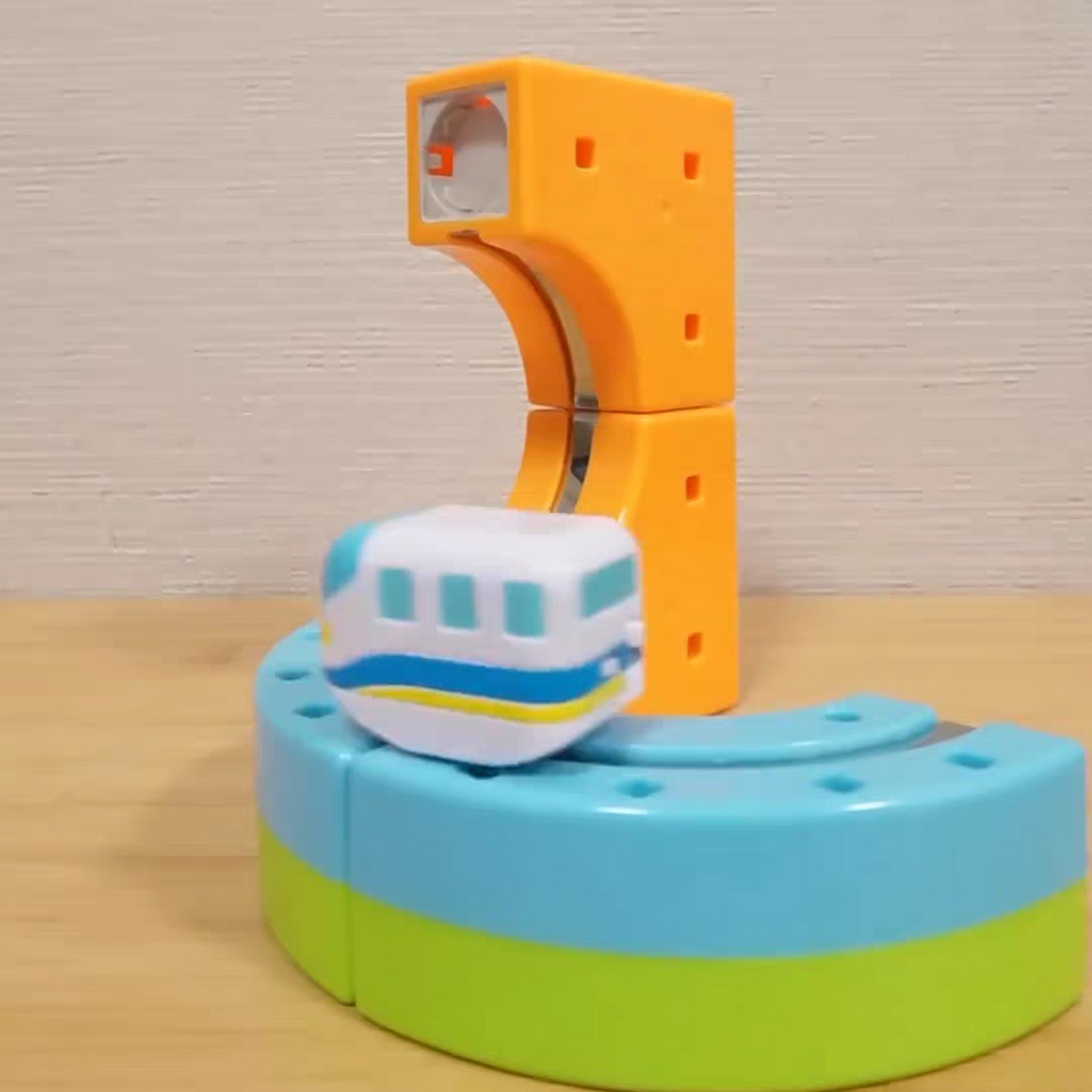 Magnetic Monorail car Set Rail Cube