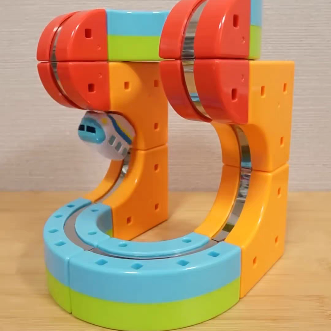 Magnetic Monorail car Set Rail Cube